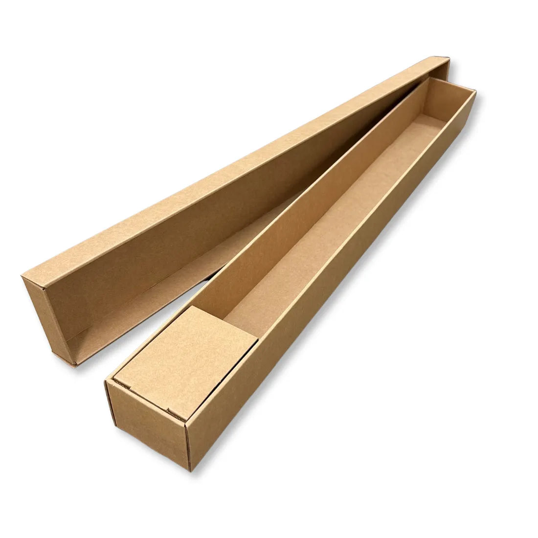 Scatola Porta Rosa con Coperchio Avana