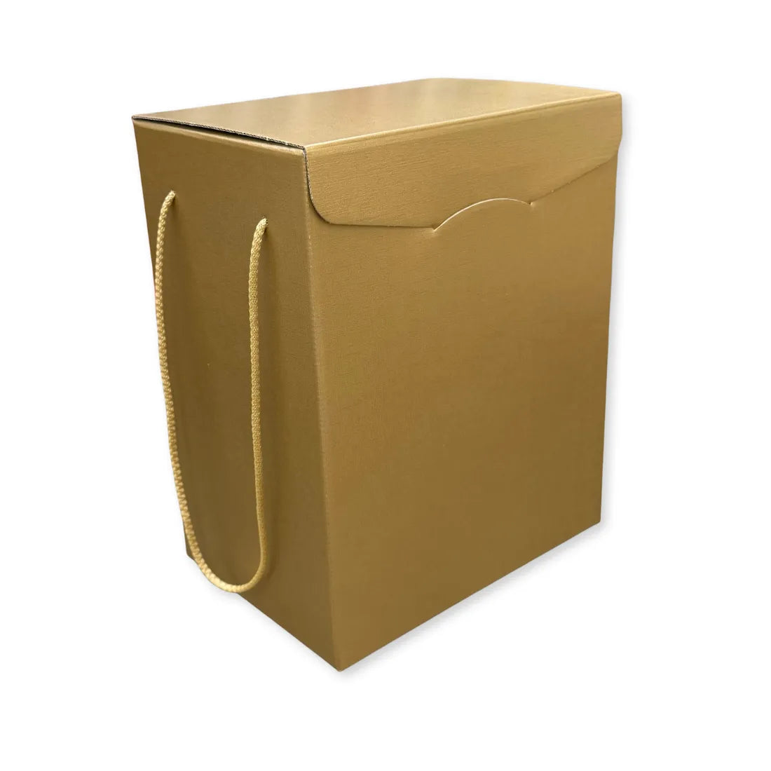Scatola Confezione Regalo Porta Panettone + Bottiglia Linea Fibra Oro