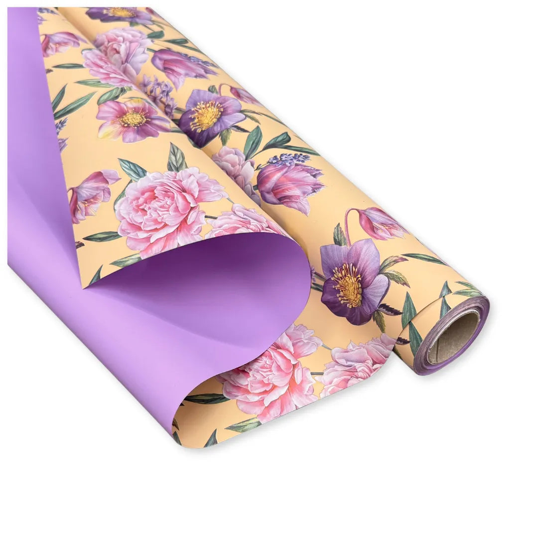 Bobina Polipropilene 40 My. Fantasia Peony. Lunghezza 25 mt.