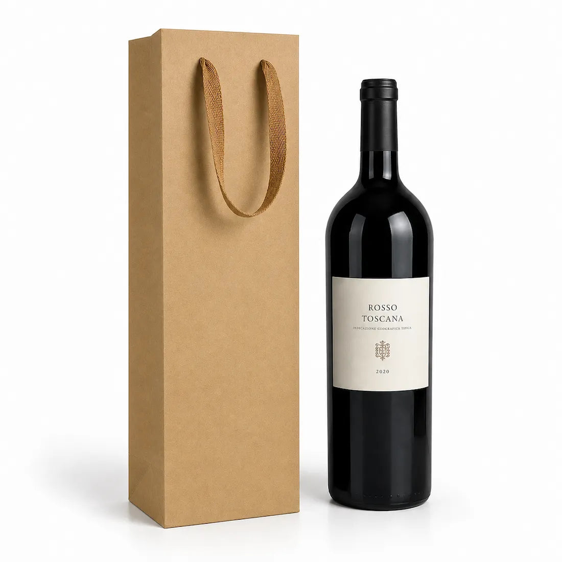 Shopper Porta Bottiglie Magnum Avana