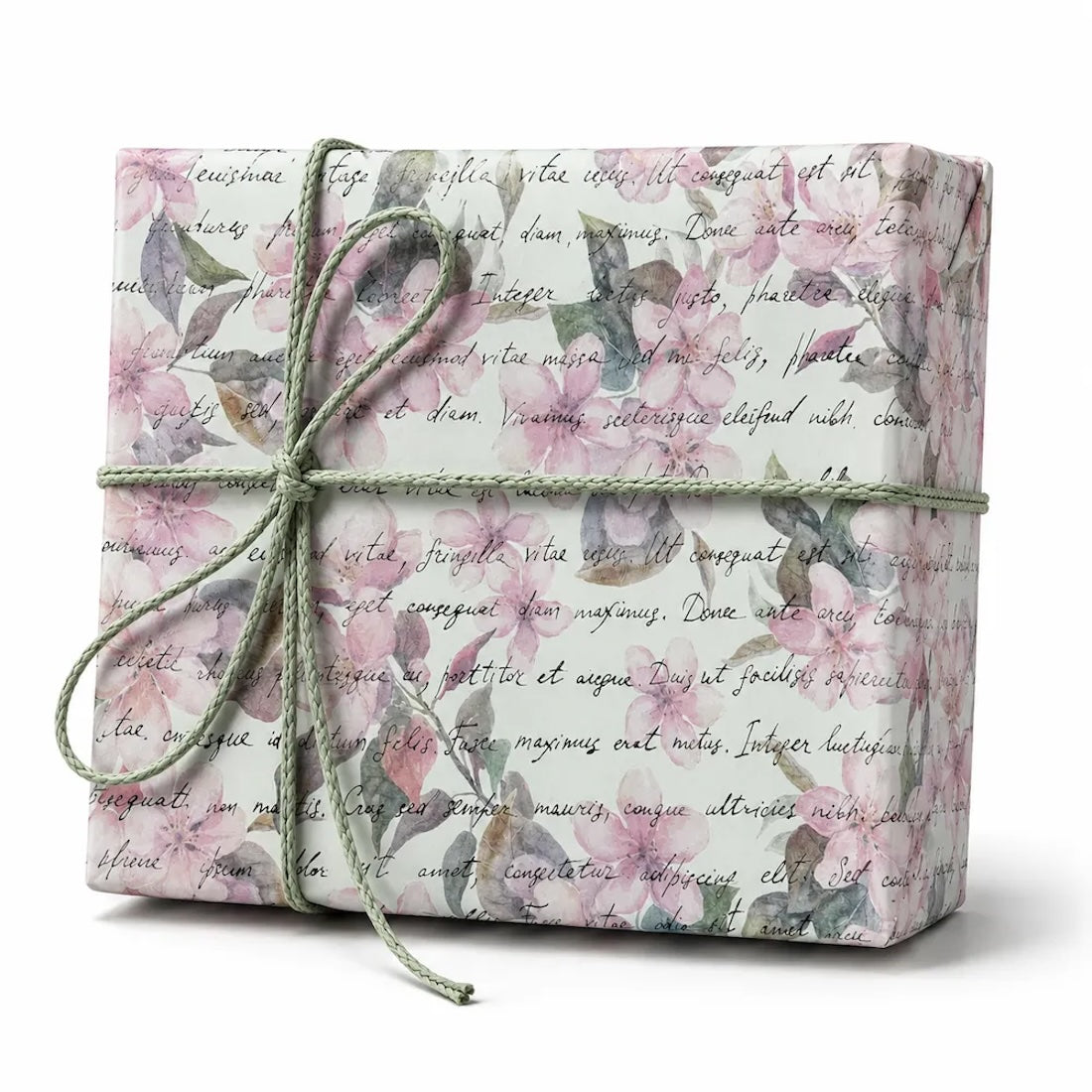 25 Fogli Carta Regalo Flowers