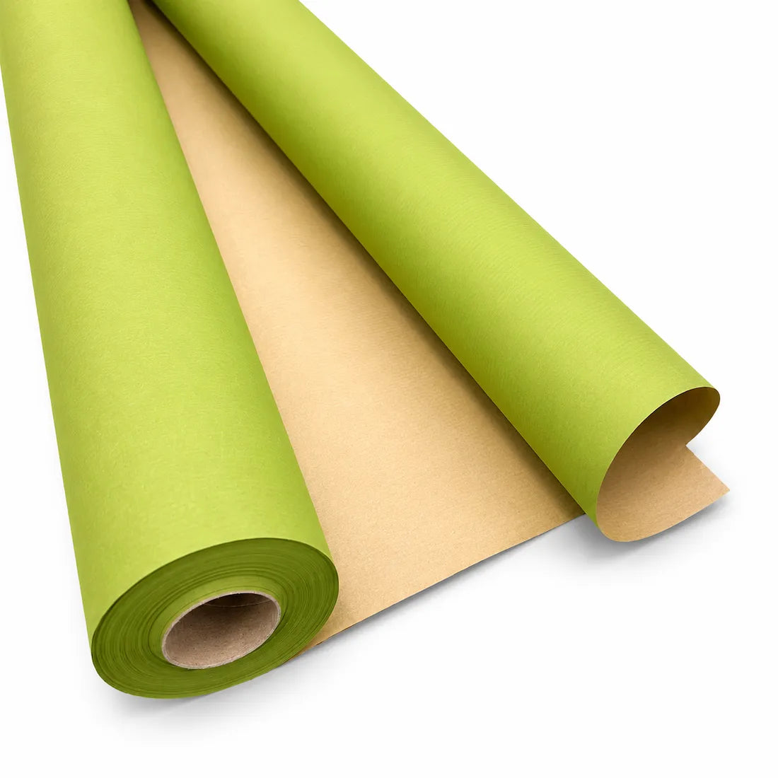 Bobina in Carta Avana Millerighe Colorata Mela. Altezza 80 cm. Lunghezza 40 mt.