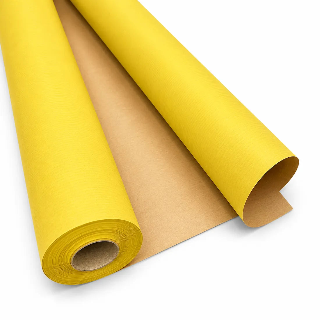 Bobina in Carta Avana Millerighe Colorata Giallo. Altezza 80 cm. Lunghezza 40 mt.
