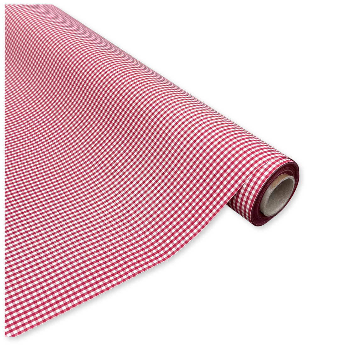 Bobina Polipropilene 40 My. Fantasia Vichy Rosso. Lunghezza 40 mt.