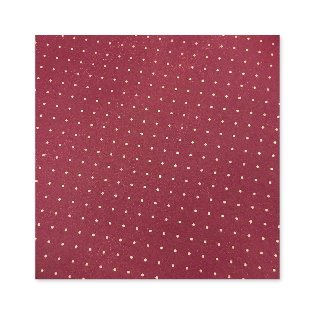 25 Fogli Carta Regalo Micro Pois Bordeaux