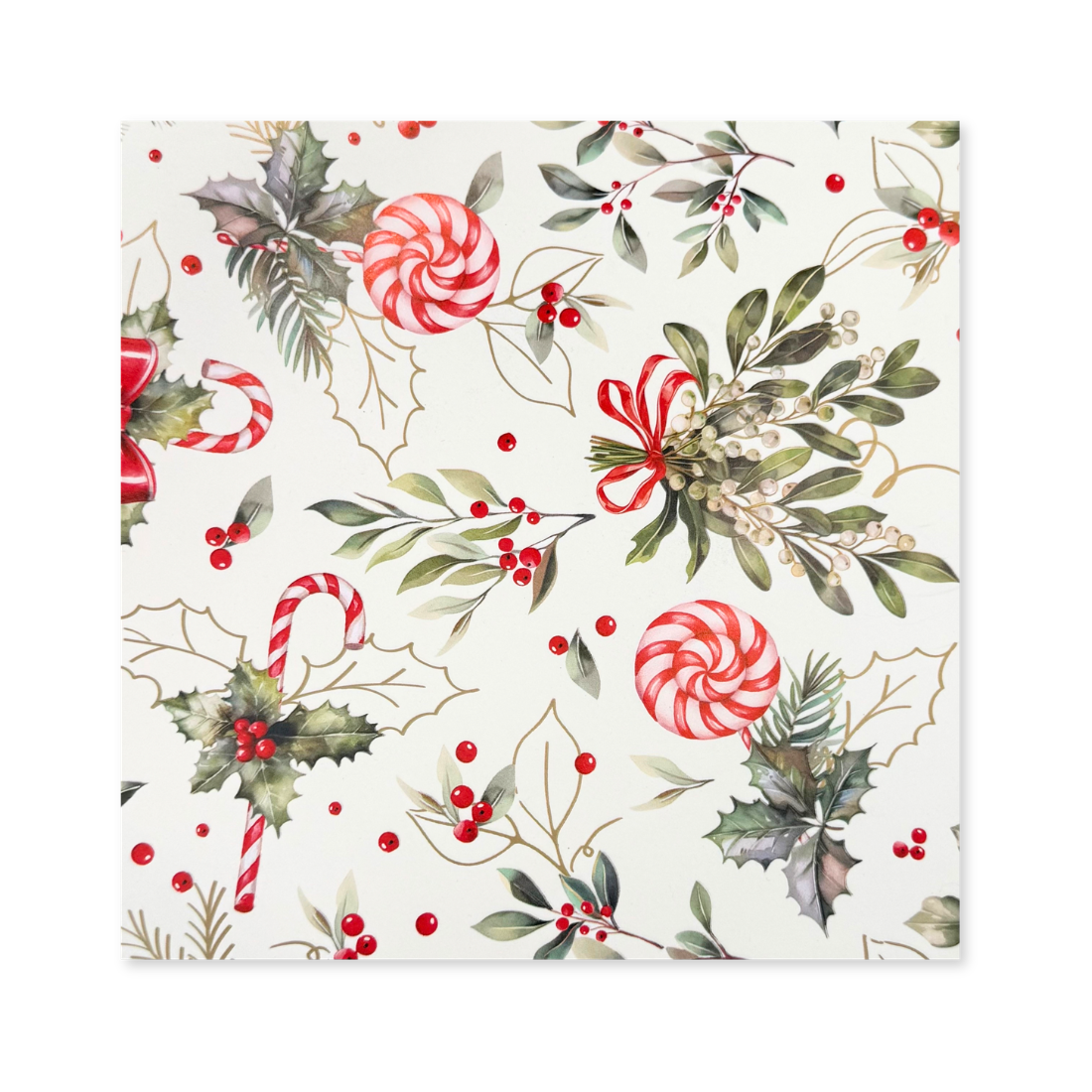 25 Fogli Carta Regalo Bacche