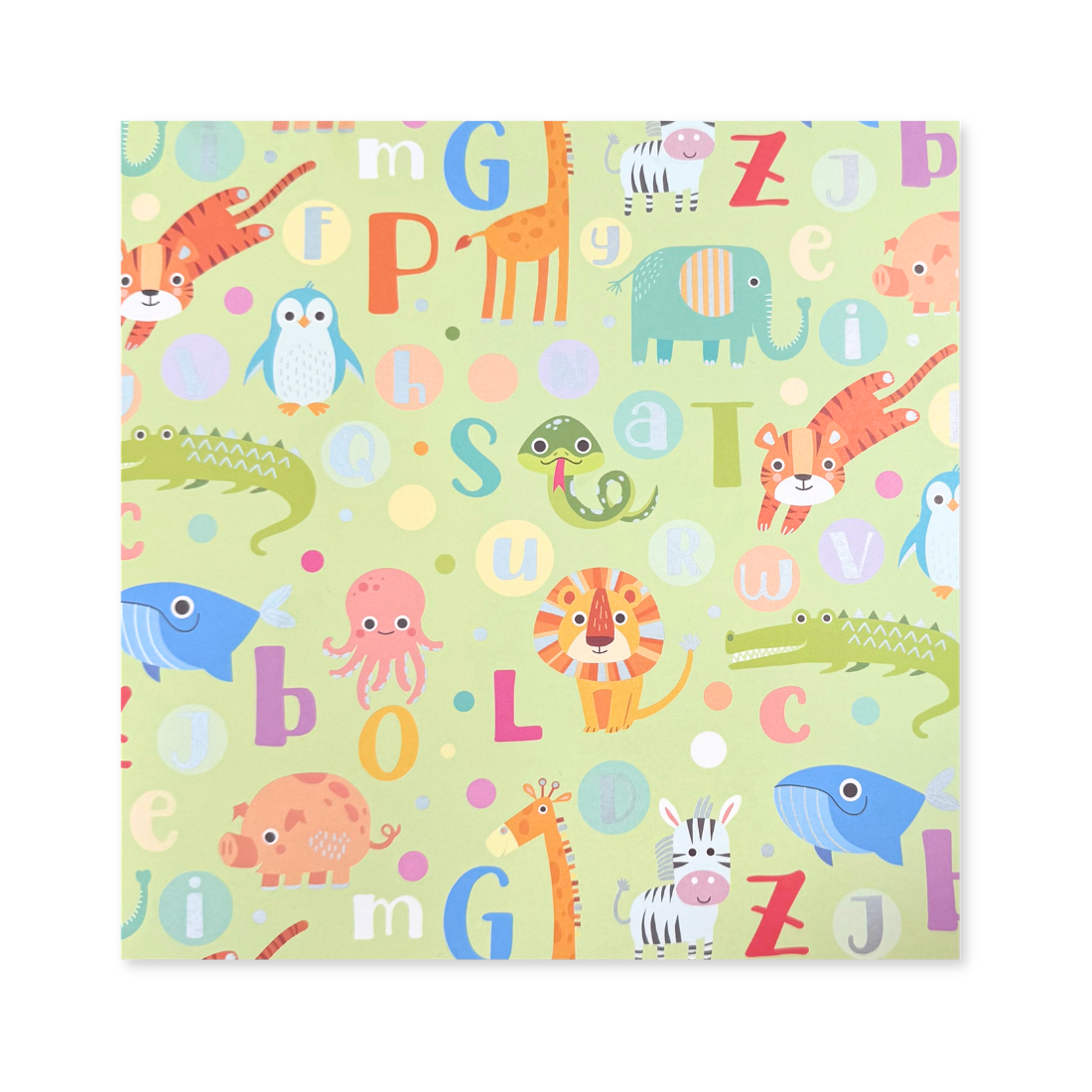 25 Fogli Carta Regalo Little Animals