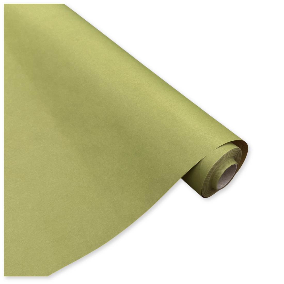 Bobina in Carta Waterproof Avana Colorata Verde Oliva. Altezza 80 cm. Lunghezza 40 mt.