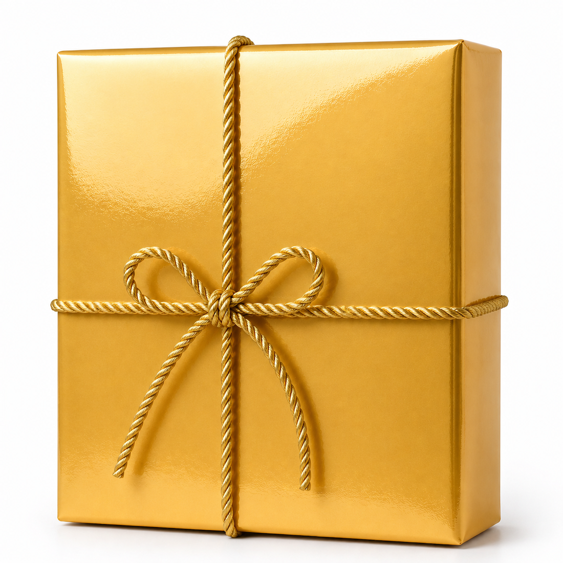 25 Fogli Carta Regalo Oro Laccata Lucida