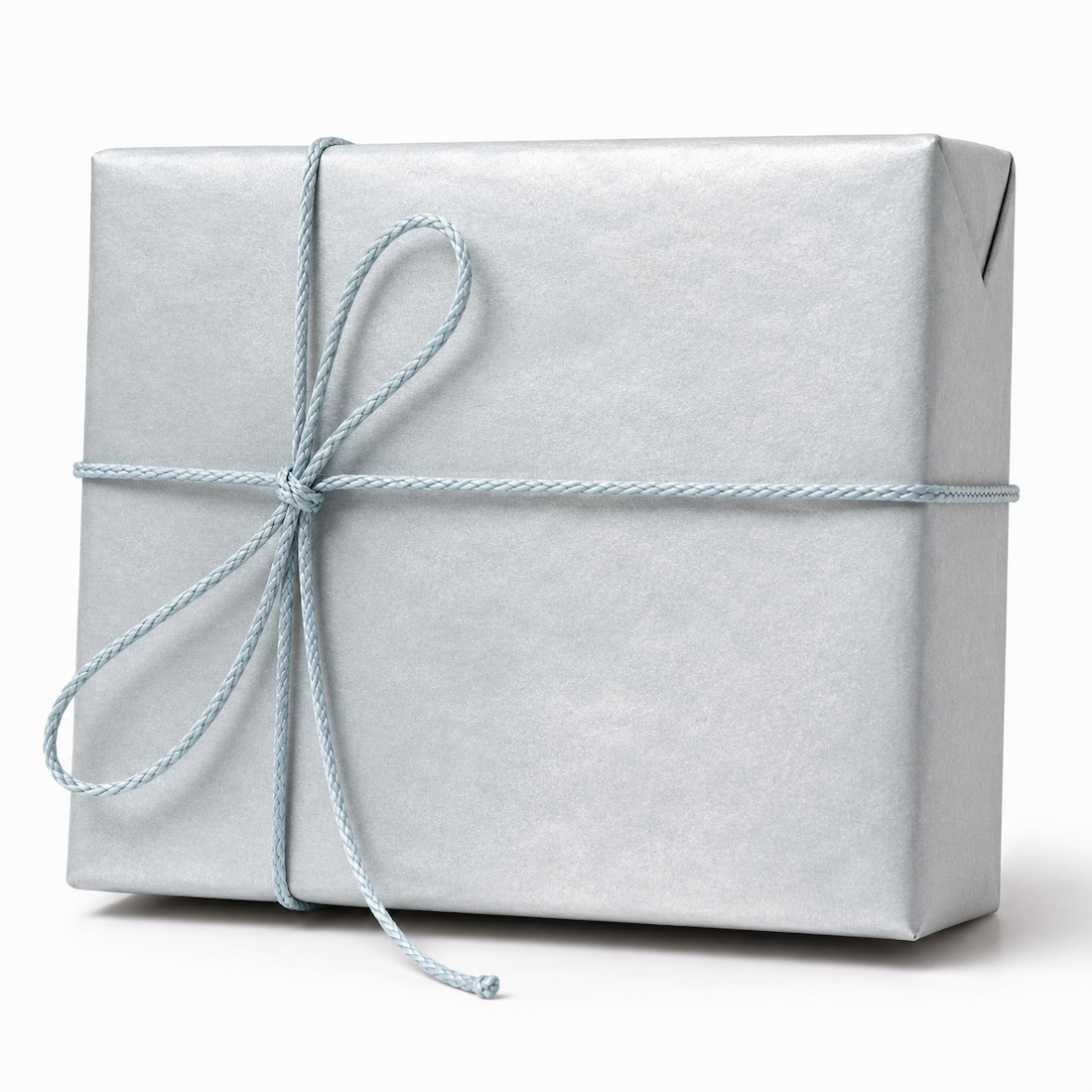 25 Fogli Carta Regalo Argento