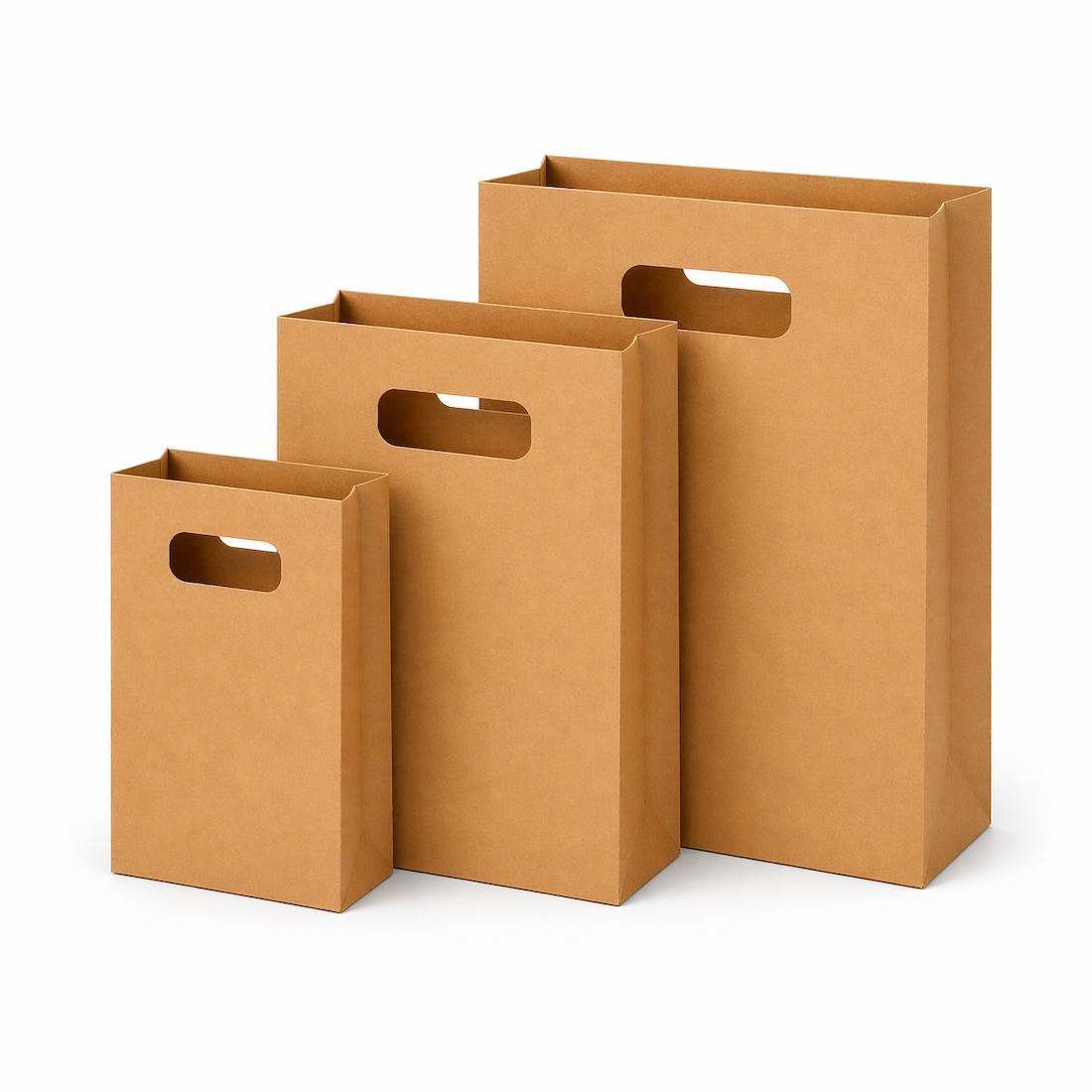 Shopper in Cartoncino Box Avana