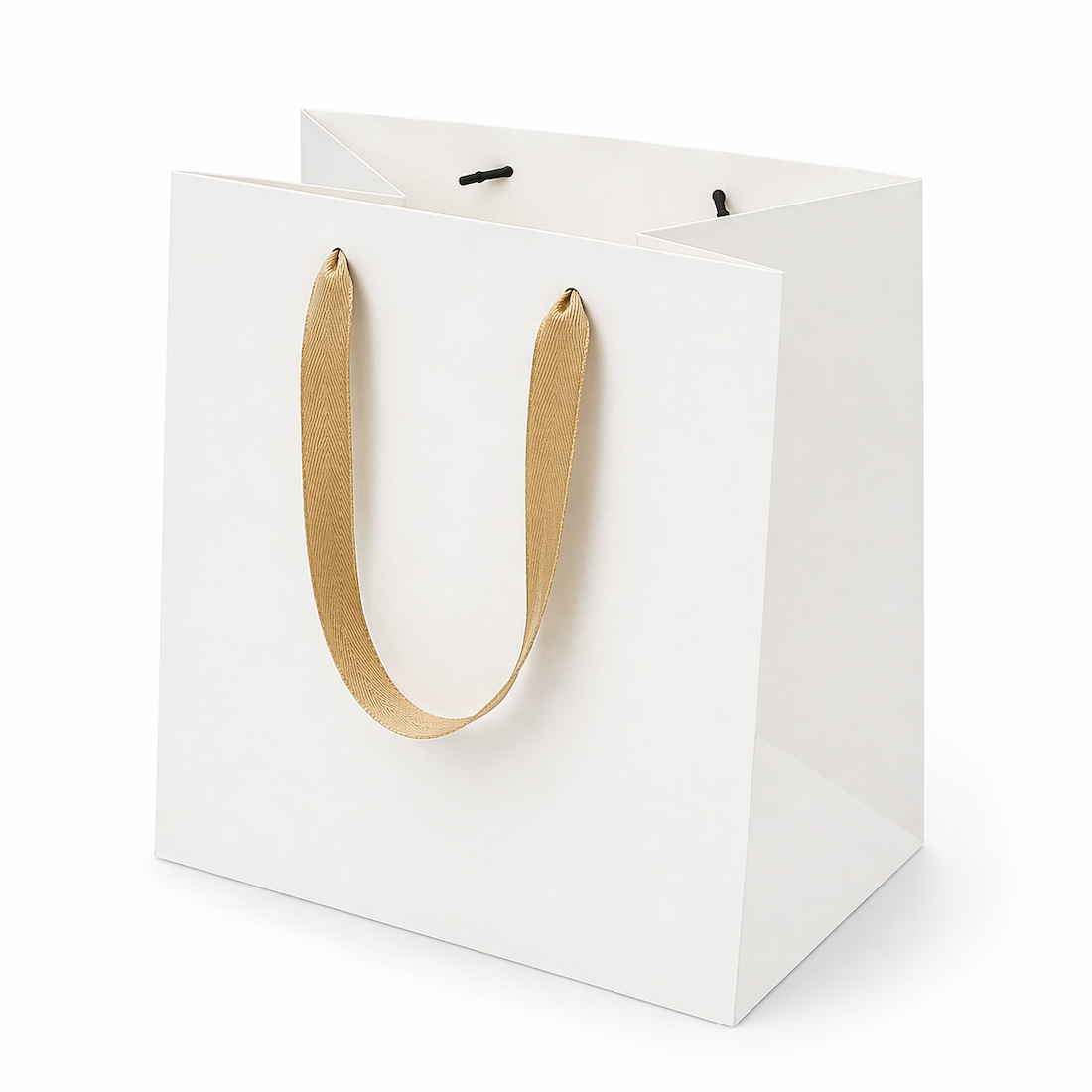 Shopper in Carta Square Bianco
