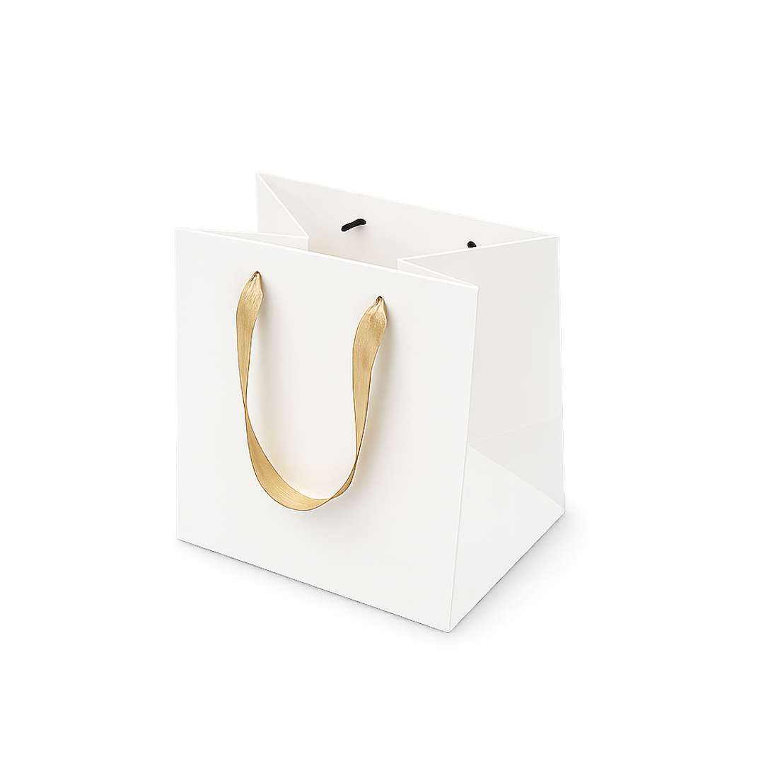 Shopper in Carta Square Bianco