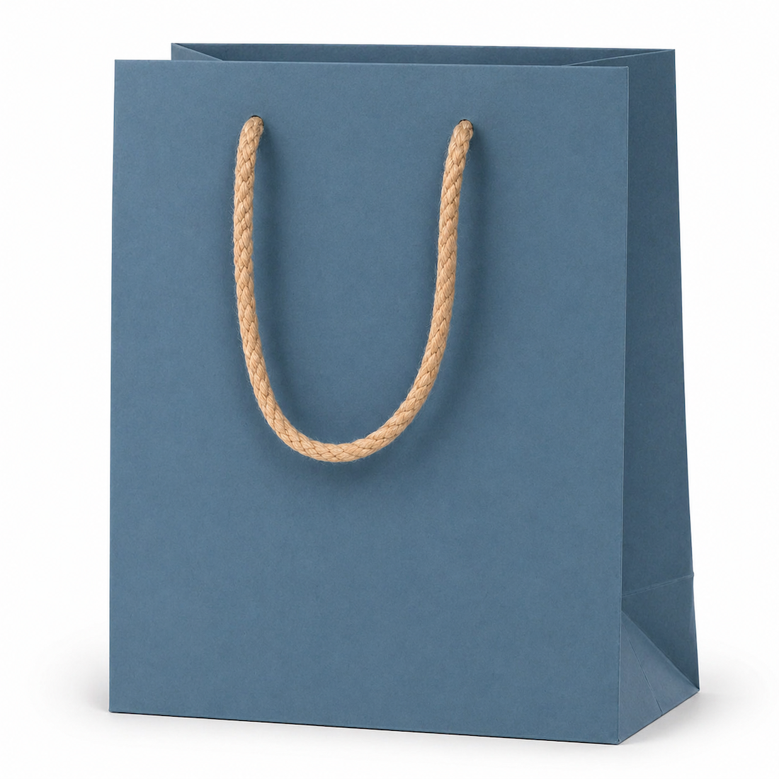 Shopper in Carta Mini con Cordone Base Avana