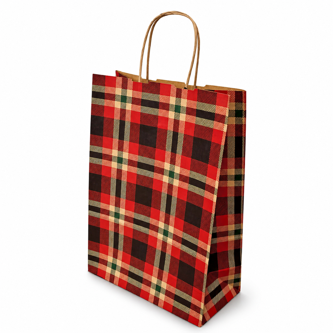 Shopper in Carta Tartan