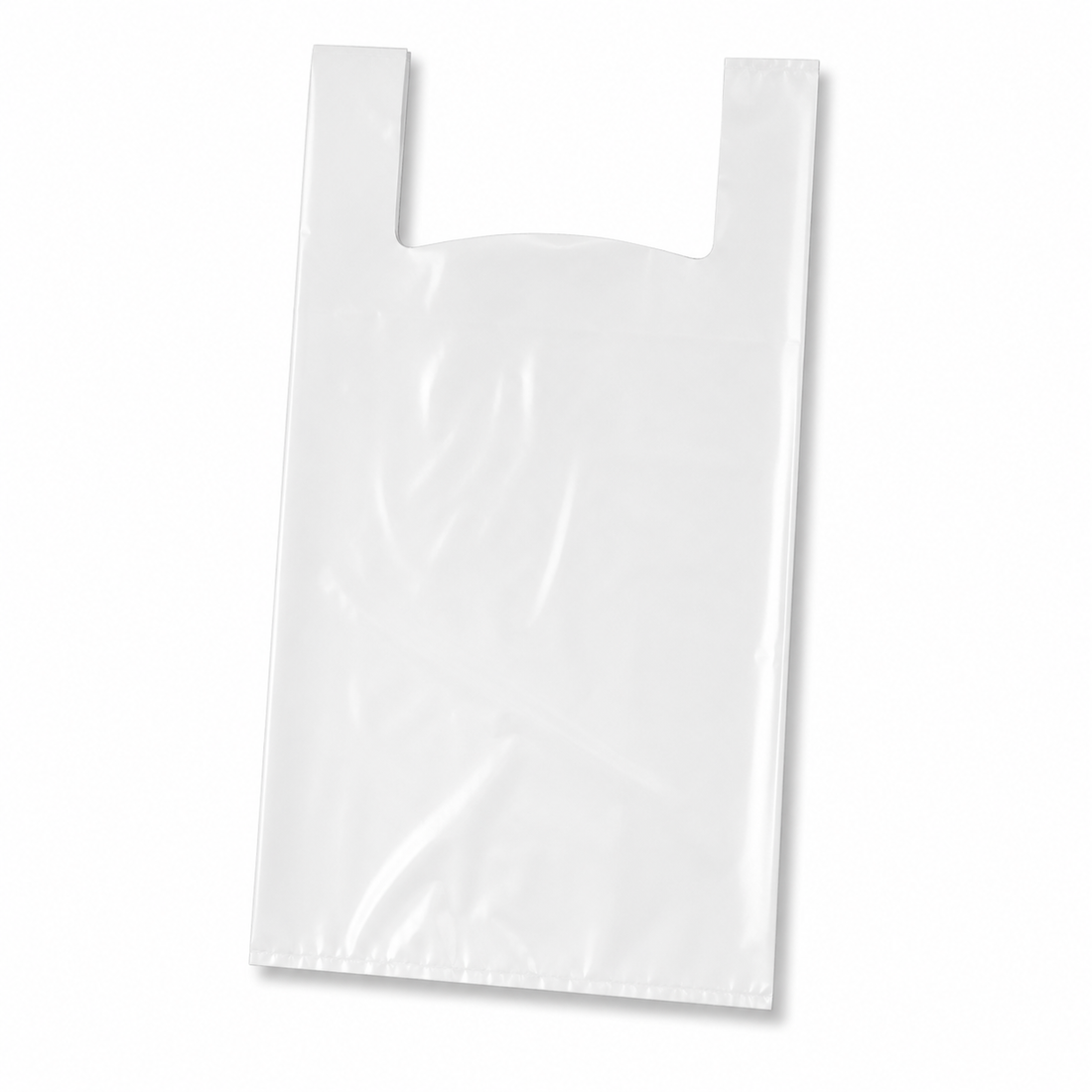 Shopper Maxi Plastica Riutilizzabile Modello Canottiera