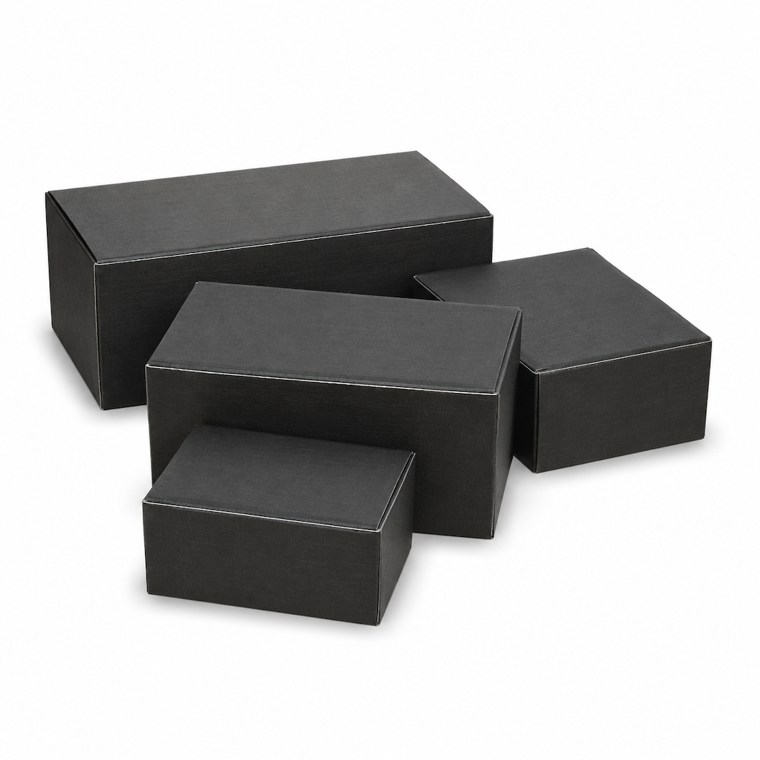 Scatola Confezione Regalo Linea Seta Nero