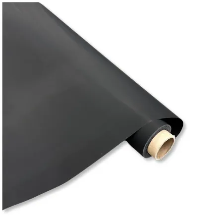 Bobina Polipropilene 50 my Tinta Unita Nero. Lunghezza 30 Yds.