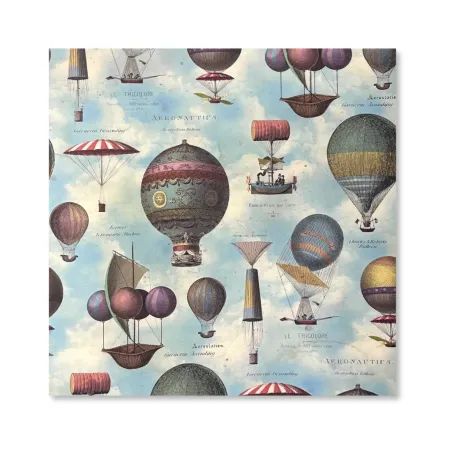 10 Fogli Carta Regalo Fiorentina Mongolfiere Miglior Prezzo 