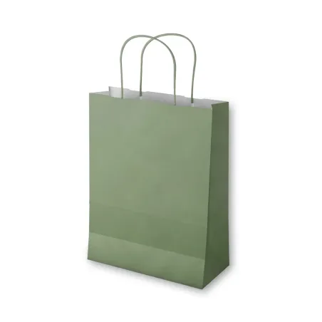 Shopper verde salvia maniglia ritorta Miglior Prezzo  Shoppers