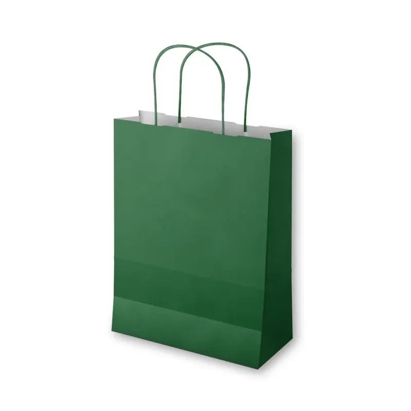 Shopper verde bosco maniglia ritorta Miglior Prezzo  Shoppers