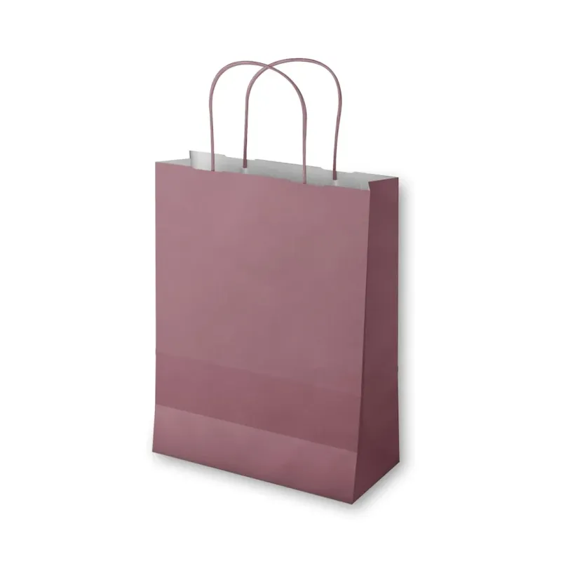 Shopper rosa antico maniglia ritorta Miglior Prezzo  Shoppers