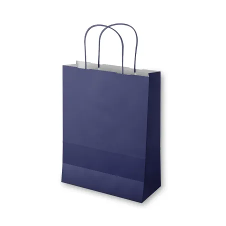 Shopper blu maniglia ritorta Miglior Prezzo  Shoppers in carta
