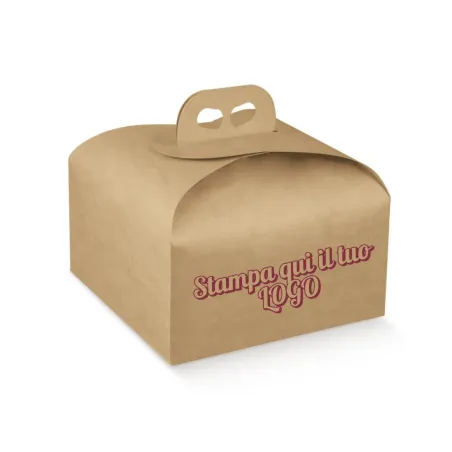 Scatole Porta Panettone Personalizzate 1 colore 2 lati