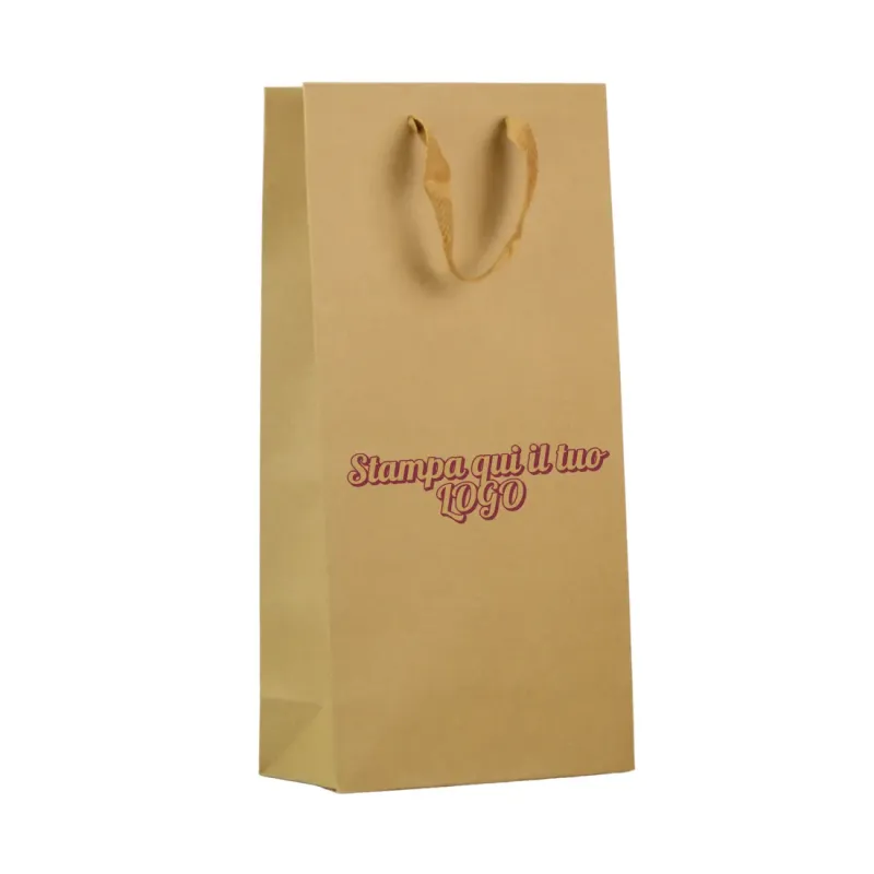 Shopper Porta Bottiglie Linea Premium in Carta...