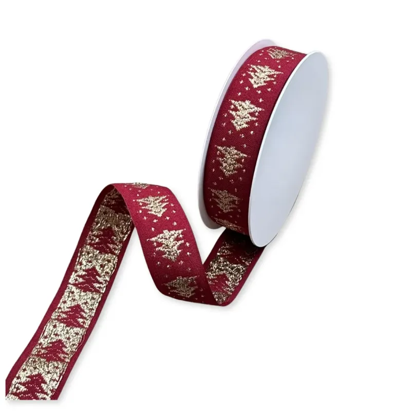 Nastro Tessuto Xmas Tree Lurex