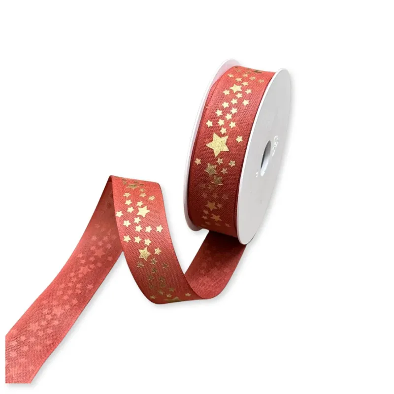 Nastro Tessuto Golden Stars