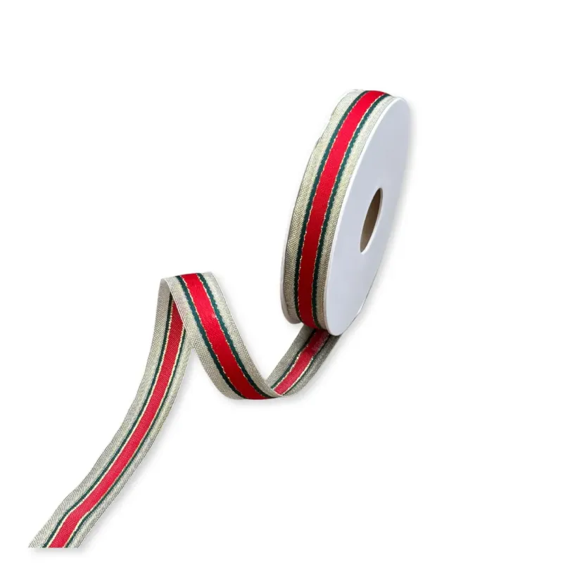 Nastro Tessuto Xmas Stripe