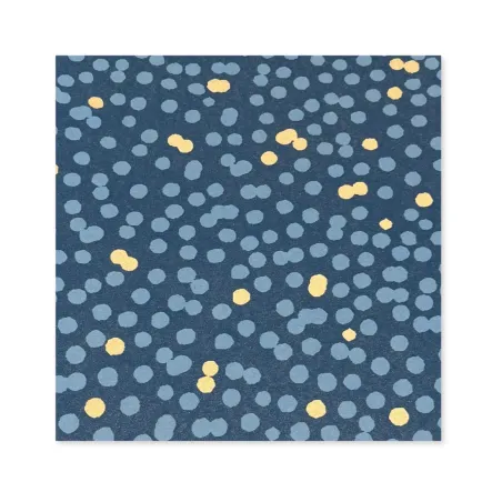 25 Fogli Carta Regalo Dots Azure