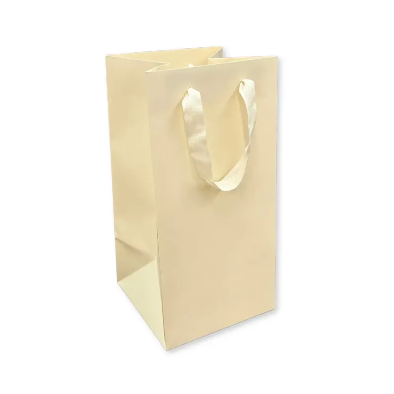 Shopper in Carta Top Large Avorio