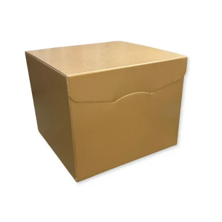 Scatola Confezione Regalo Misura 30x30x24 cm. confezione da 30 pz. Linea Fibra Oro