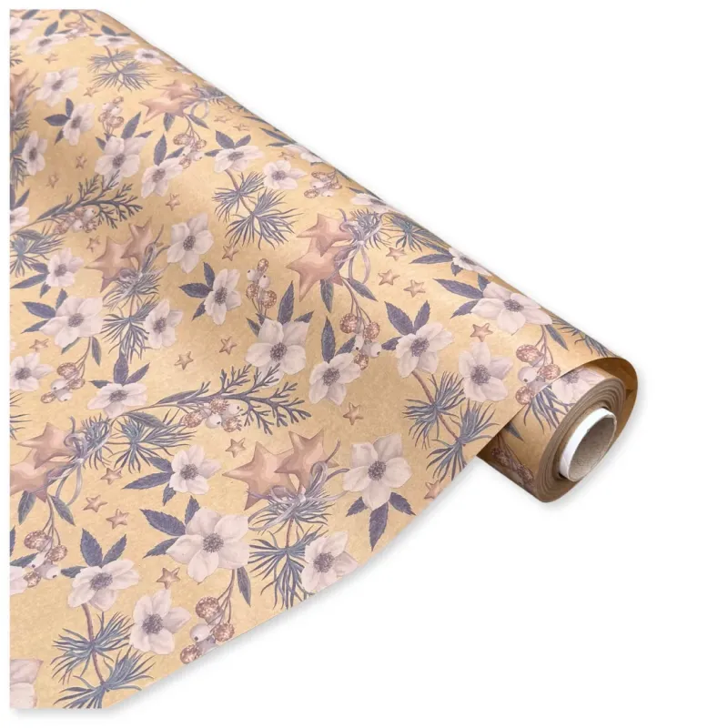 Bobina in Carta Flowers and Stars. Altezza 80...