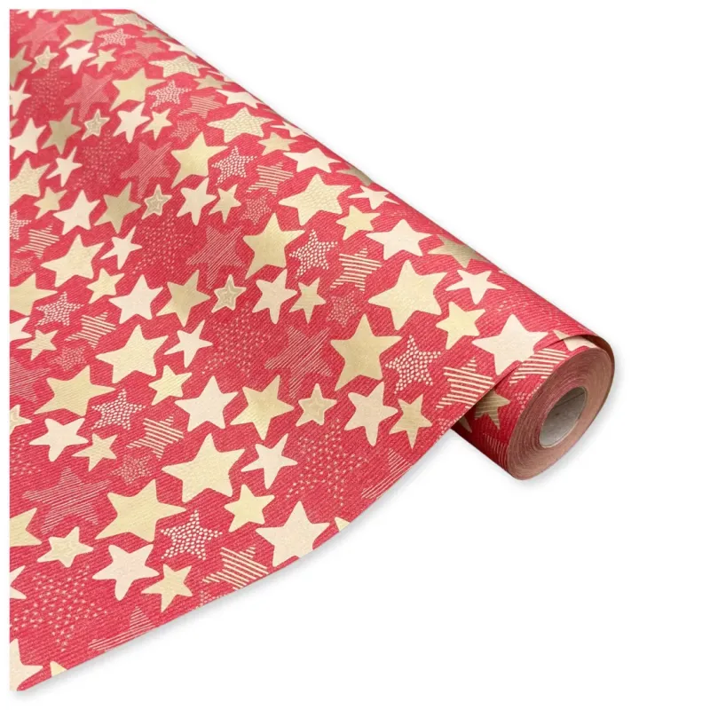Bobina in Carta Stelline in Rosso. Altezza 80...
