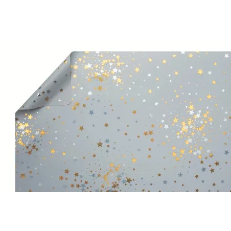 Fogli tondi White Stars per panettoni – Ø 100 cm Confezione da 10 pezzi