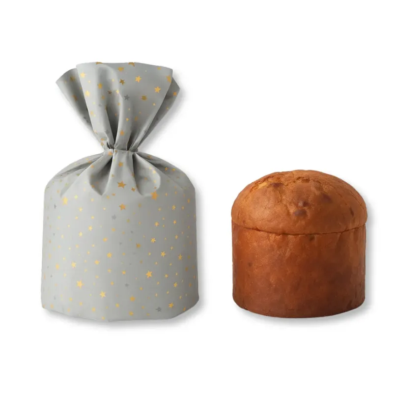 Fogli tondi White Stars per panettoni – Ø 100...