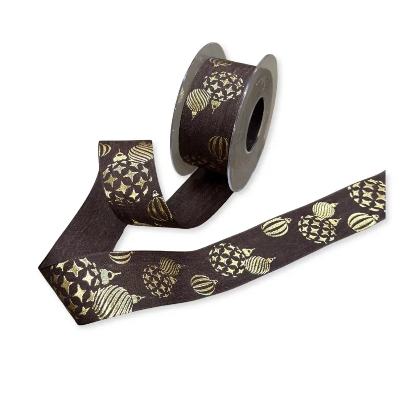 Nastro Tessuto XMas Balls