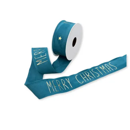 Nastro Tessuto Vellu Merry Christmas