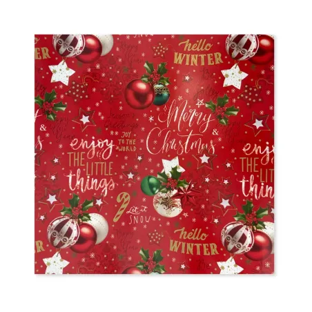 25 Fogli Carta Regalo Addobbo Natalizio