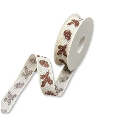 Nastro Tessuto Fantasia di Sottobosco
