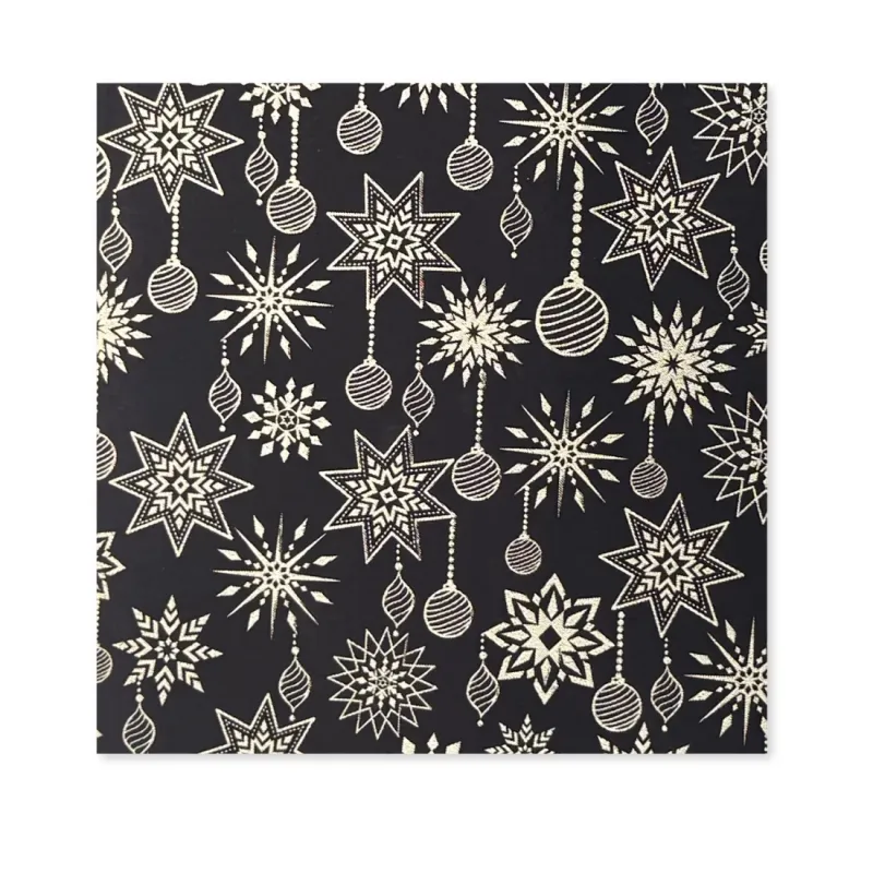 25 Fogli Carta Regalo Pendente Oro