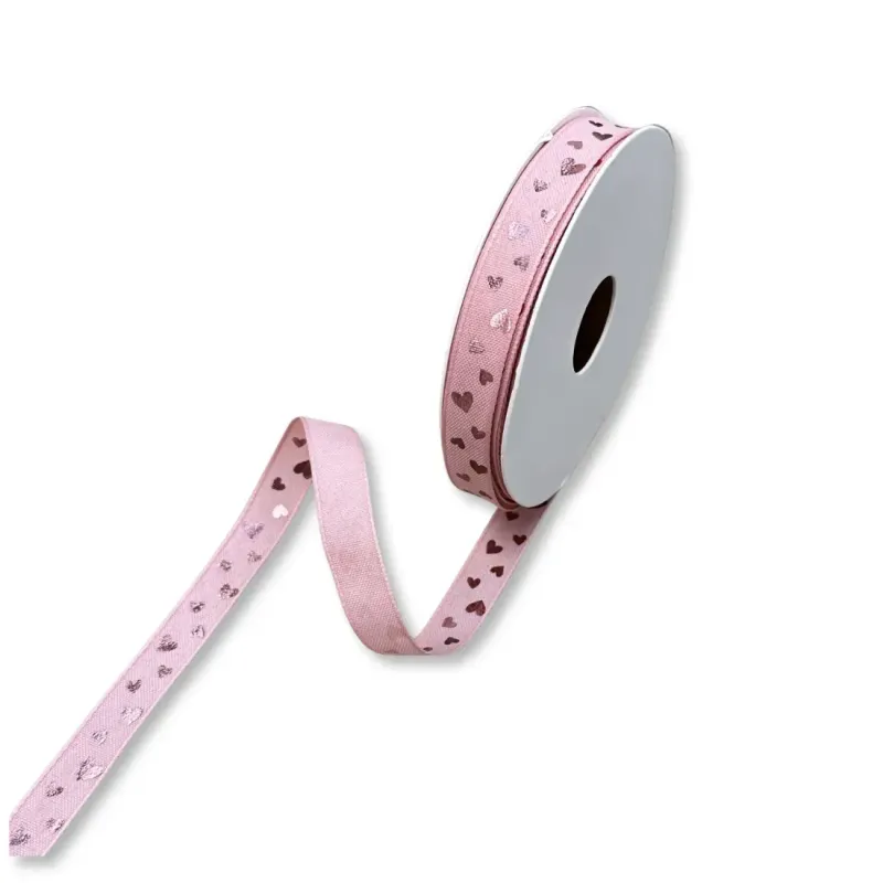 Nastro Tessuto Texture Hearts