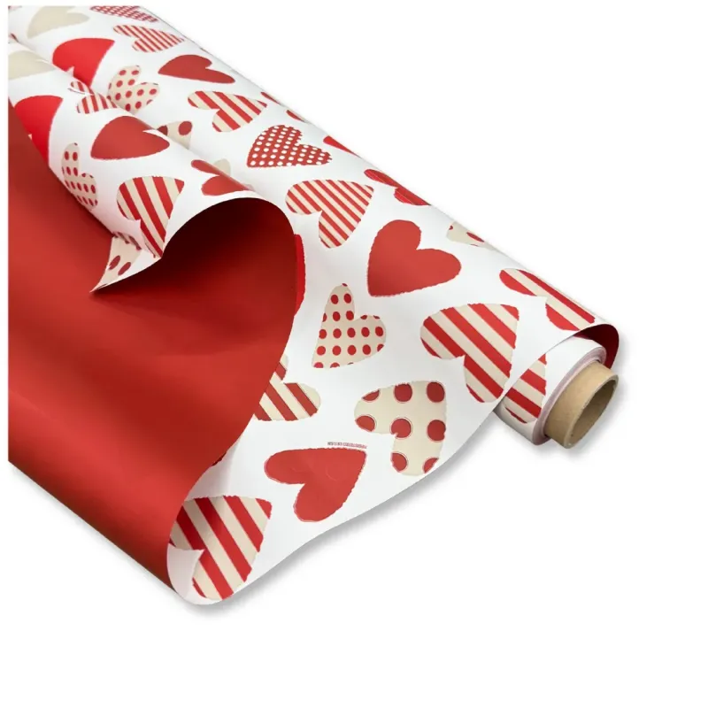 Bobina Polipropilene 40 My. Fantasia Cuori...