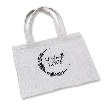 Shopper Tessuto Filled With Love