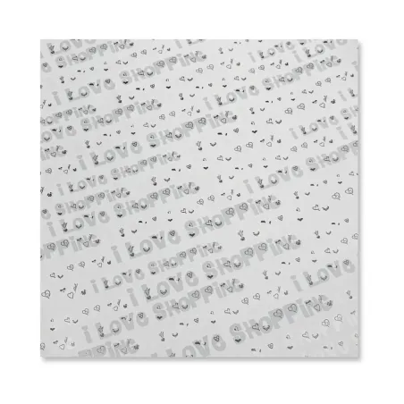 15 Fogli Carta Regalo Reflective I Love Shopping