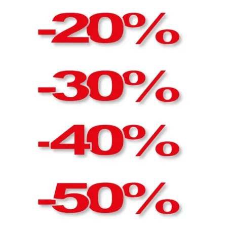 Set Vetrofanie Percentuali