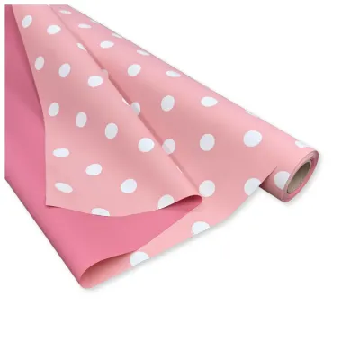 Bobina Polipropilene 40 My. Fantasia Pois Cipria....